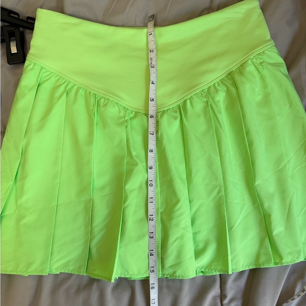 NWT FP Movement Swing Of Things Lime Pleated Skort Athletic M - Picture 16 of 16